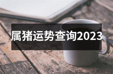 属猪运势查询2025