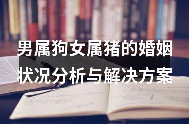 男属狗女属猪的婚姻状况分析与解决方案