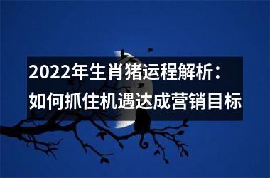 2025年生肖猪运程解析：如何抓住机遇达成营销目标