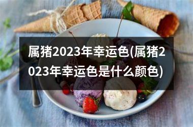 属猪2025年幸运色(属猪2025年幸运色是什么颜色)