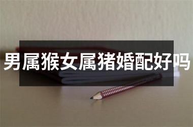 男属猴女属猪婚配好吗