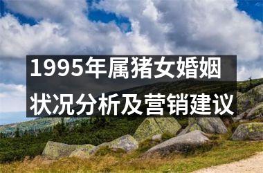 1995年属猪女婚姻状况分析及营销建议