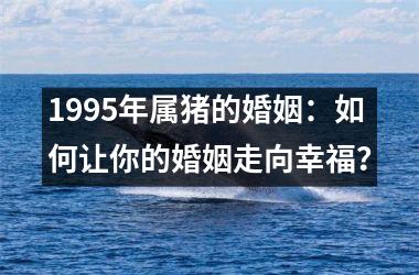 1995年属猪的婚姻：如何让你的婚姻走向幸福？