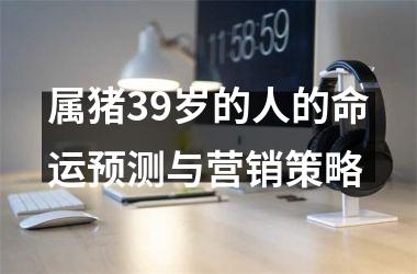 属猪39岁的人的命运预测与营销策略