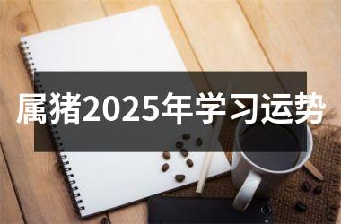 属猪2025年学习运势