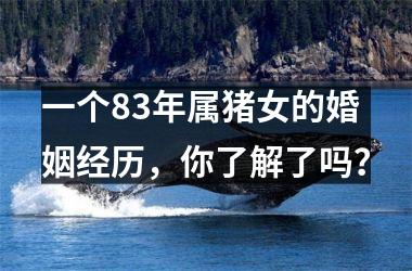 一个83年属猪女的婚姻经历，你了解了吗？