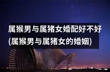属猴男与属猪女婚配好不好(属猴男与属猪女的婚姻)