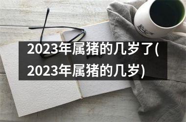 2025年属猪的几岁了(2025年属猪的几岁)