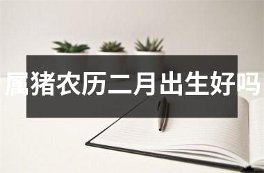 <h3>属猪农历二月出生好吗
