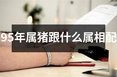 95年属猪跟什么属相配