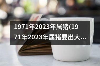 1971年2025年属猪(1971年2025年属猪要出大事)