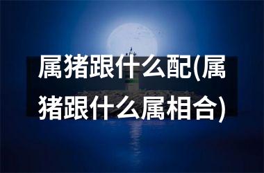 属猪跟什么配(属猪跟什么属相合)