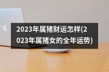 2023年属猪财运怎样(2023年属猪女的全年运势)