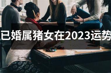 已婚属猪女在2023运势