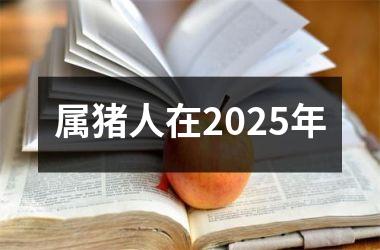 属猪人在2025年