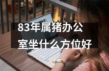 <h3>83年属猪办公室坐什么方位好