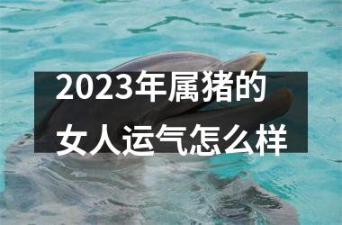 2025年属猪的女人运气怎么样