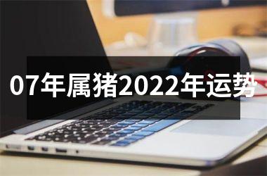 07年属猪2025年运势