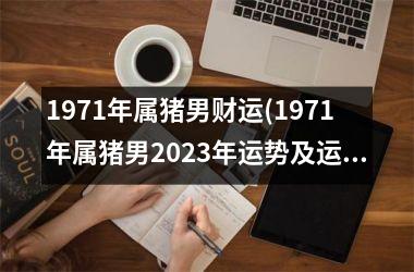 1971年属猪男财运(1971年属猪男2025年运势及运程每月运程)