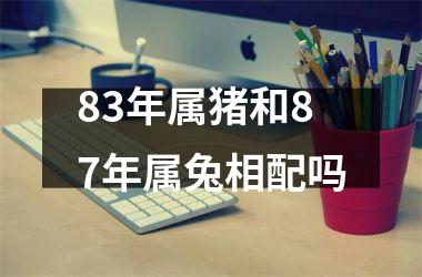83年属猪和87年属兔相配吗