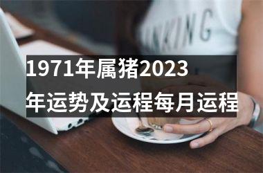 1971年属猪2025年运势及运程每月运程