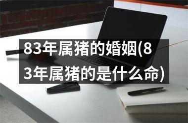 83年属猪的婚姻(83年属猪的是什么命)