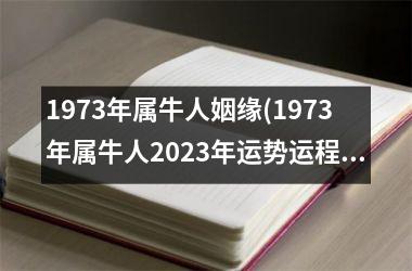 1973年属牛人姻缘(1973年属牛人2025年运势运程)