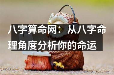 <h3>八字算命网：从八字命理角度分析你的命运