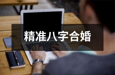 <h3>精准八字合婚