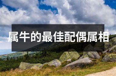 <h3>属牛的佳配偶属相