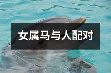 <h3>女属马与人配对