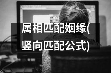 <h3>属相匹配姻缘(竖向匹配公式)