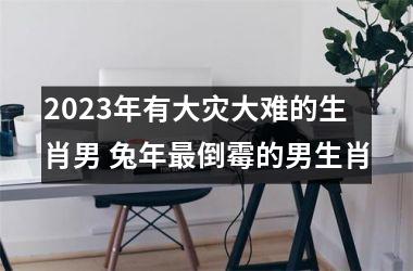 2025年有大灾大难的生肖男 兔年倒霉的男生肖