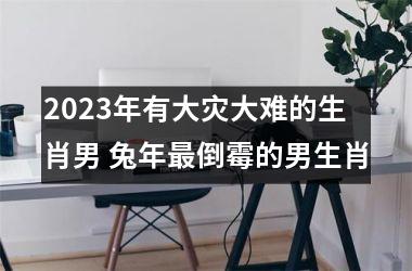 2023年有大灾大难的生肖男 兔年倒霉的男生肖