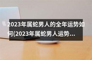 2023年属蛇男人的全年运势如何(2023年属蛇男人运势大揭秘)