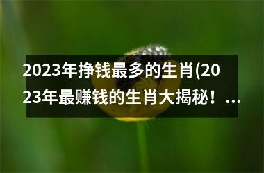 2023年挣钱最多的生肖(2023年最赚钱的生肖大揭秘！)