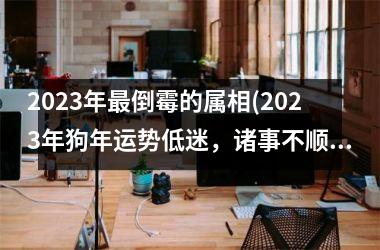 2023年最倒霉的属相(2023年狗年运势低迷，诸事不顺)