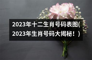 2025年十二生肖号码表图(2025年生肖号码大揭秘！)