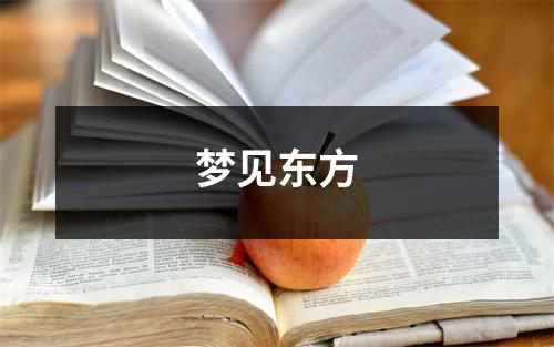 <h3>梦见东方