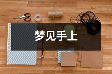 梦见手上