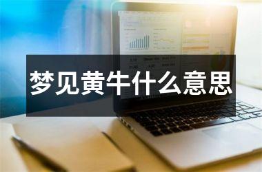 <h3>梦见黄牛什么意思