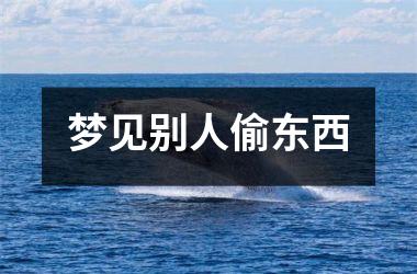 <h3>梦见别人偷东西