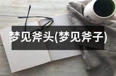 <h3>梦见斧头(梦见斧子)