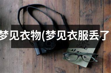 <h3>梦见衣物(梦见衣服丢了)