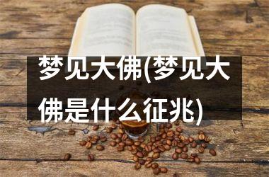 <h3>梦见大佛(梦见大佛是什么征兆)