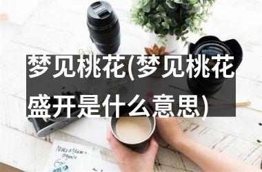 <h3>梦见桃花(梦见桃花盛开是什么意思)