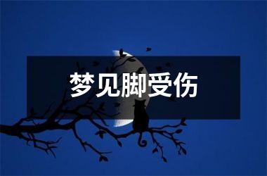 <h3>梦见脚受伤