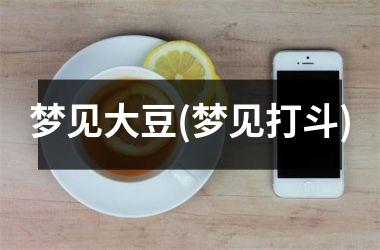 梦见大豆(梦见打斗)