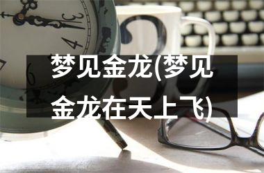 <h3>梦见金龙(梦见金龙在天上飞)