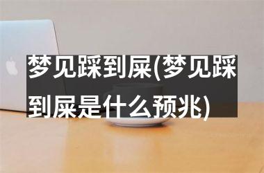 梦见踩到屎(梦见踩到屎是什么预兆)